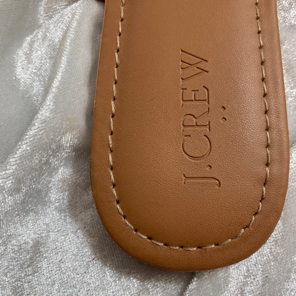 J.Crew metallic slip on sandals size 8 - Picture 2 of 10